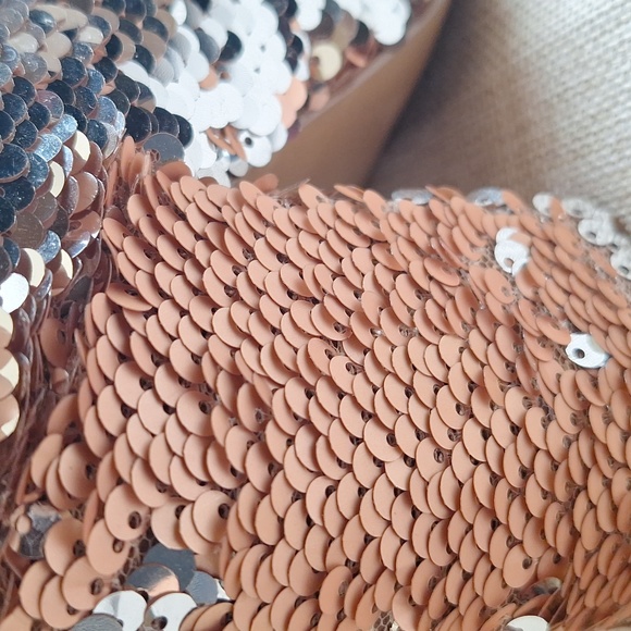 STEVE MADDEN, two tone sequenced shiney ankle boot, W6 - Picture 5 of 8